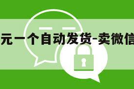 微信号30元一个自动发货-卖微信的正规交易平台